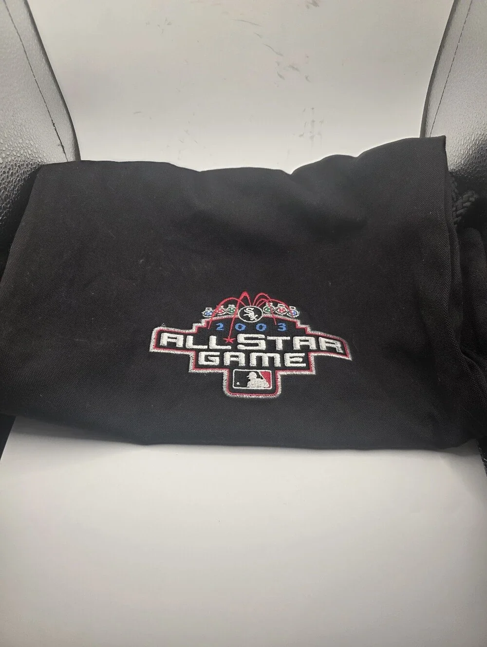 Vintage 2003 MLB All Star Game Chicago White Sox Drawstring Cinch Backpack Bag